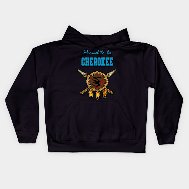 Native American Kids Hoodie by Jaya Moore